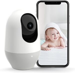 Baby monitor with cellphone having baby picture