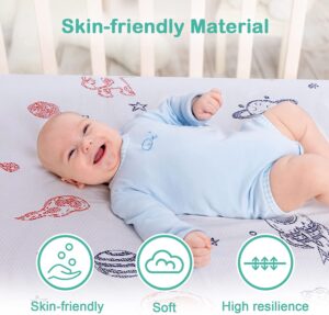 baby on pack n play mattress